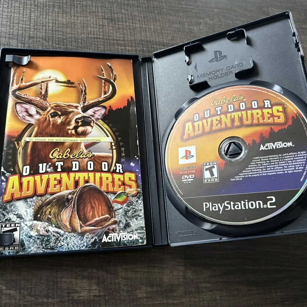 Cabela's Outdoor Adventures (Sony PlayStation 2, 2005) PS2 With Manual‎
